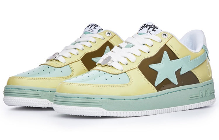 A BATHING APE Bape Sta 'Yellow Brown Green' 1I80-191-006-YGB - 4