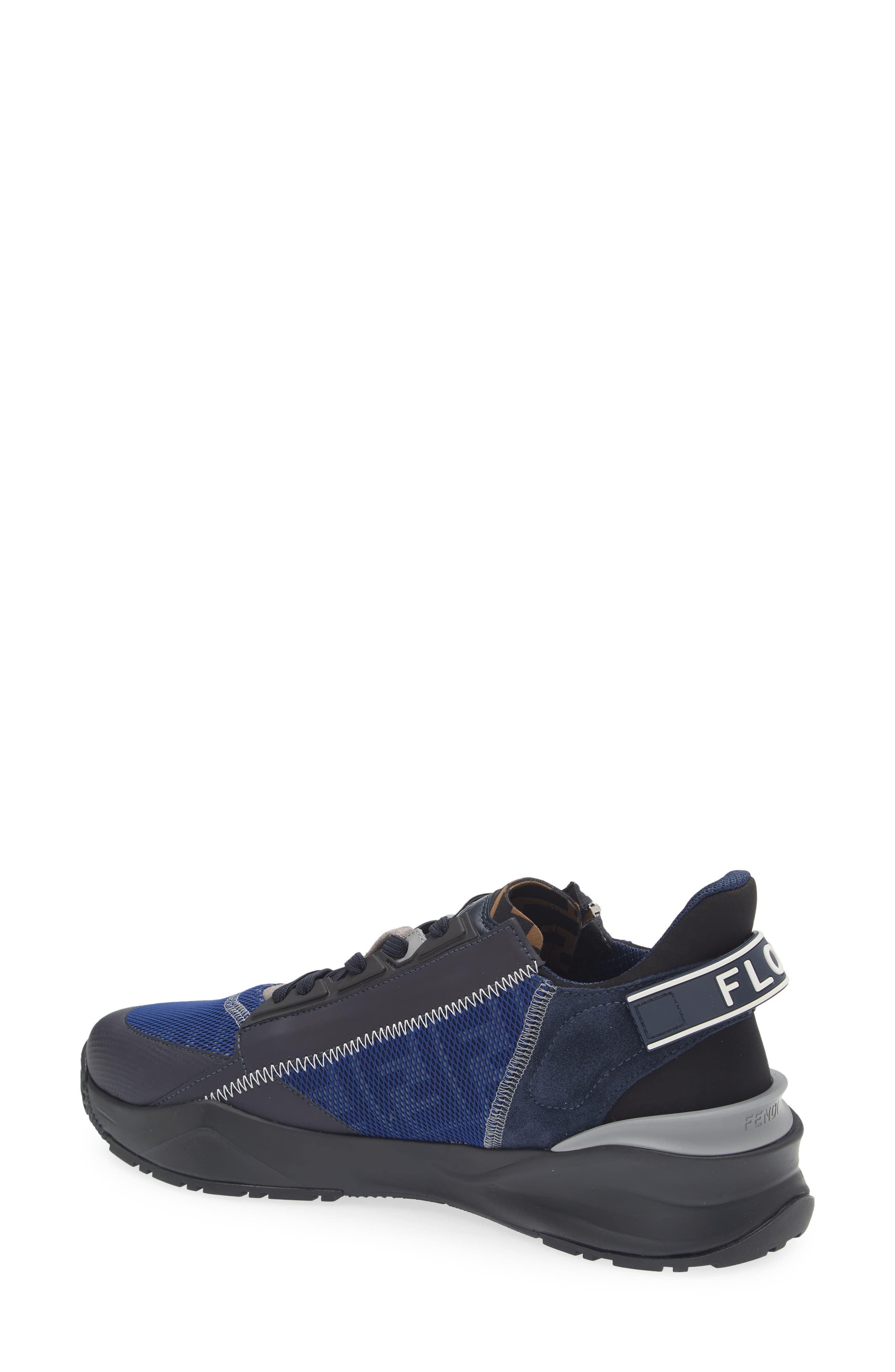 Fendi Flow Low Top Sneaker in Grig Abiss/Navy at Nordstrom - 2