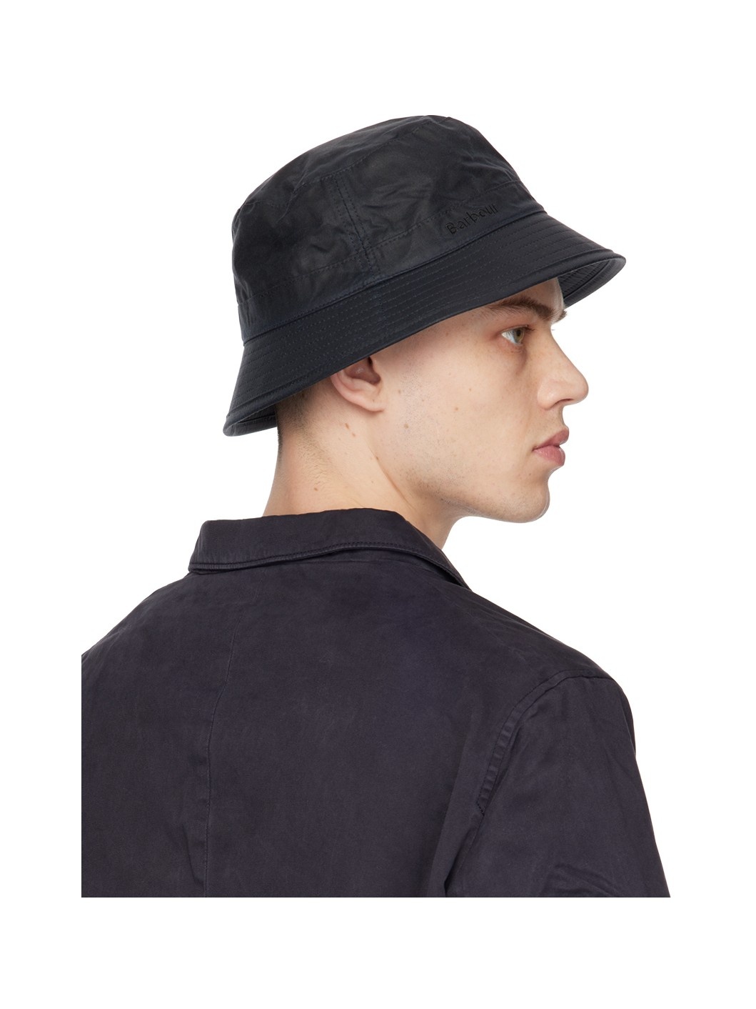 Navy Wax Sports Bucket Hat - 3