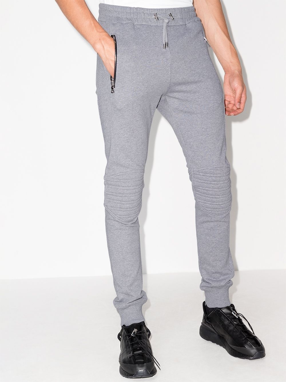 logo-embossed track pants - 2