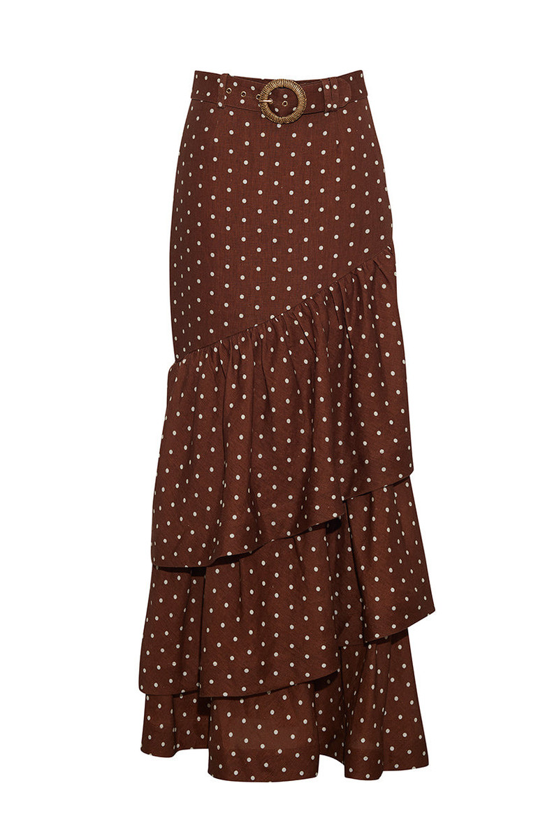 Priya Skirt Flamenco Inspired Ruffle Tiers 1