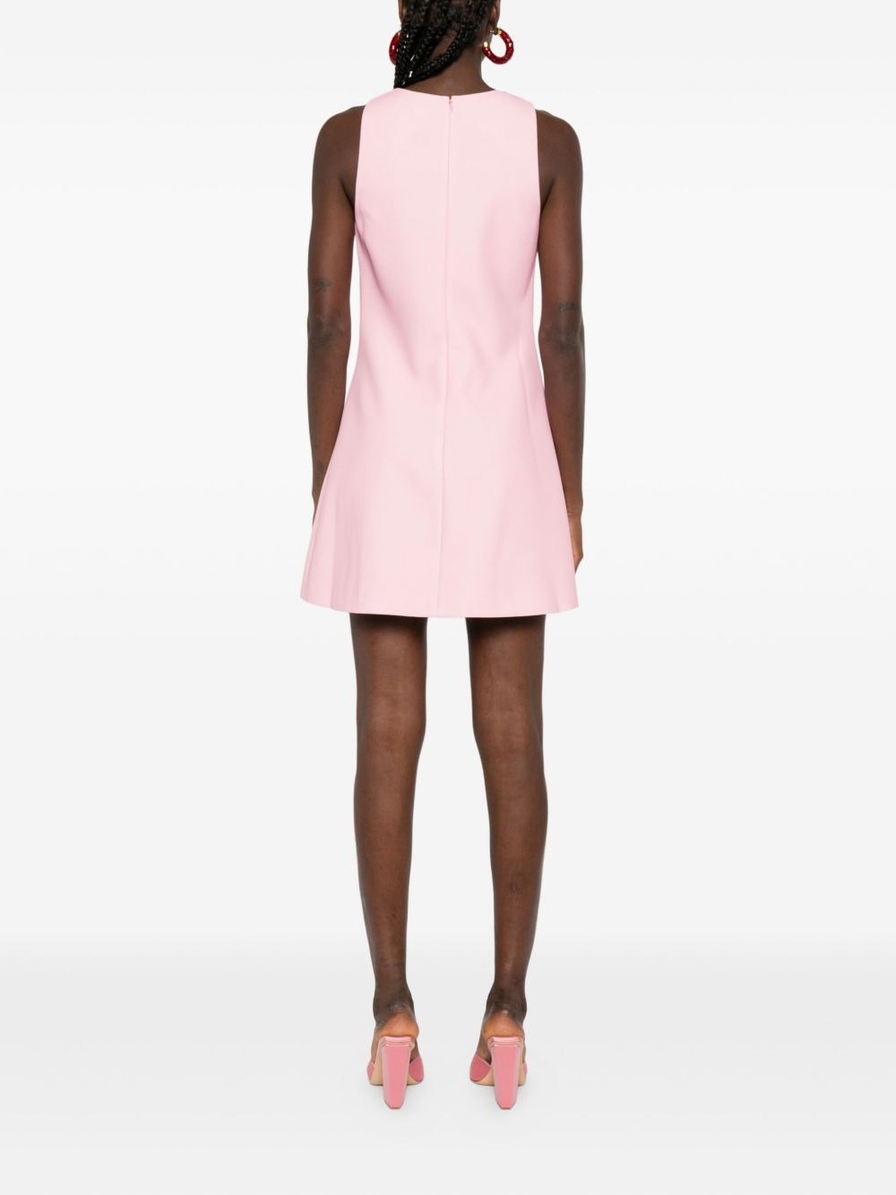 crystal-embellished sleeveless mini dress - 4