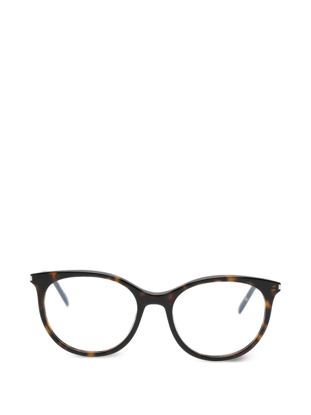 tortoiseshell-effect cat-eye glasses - 1