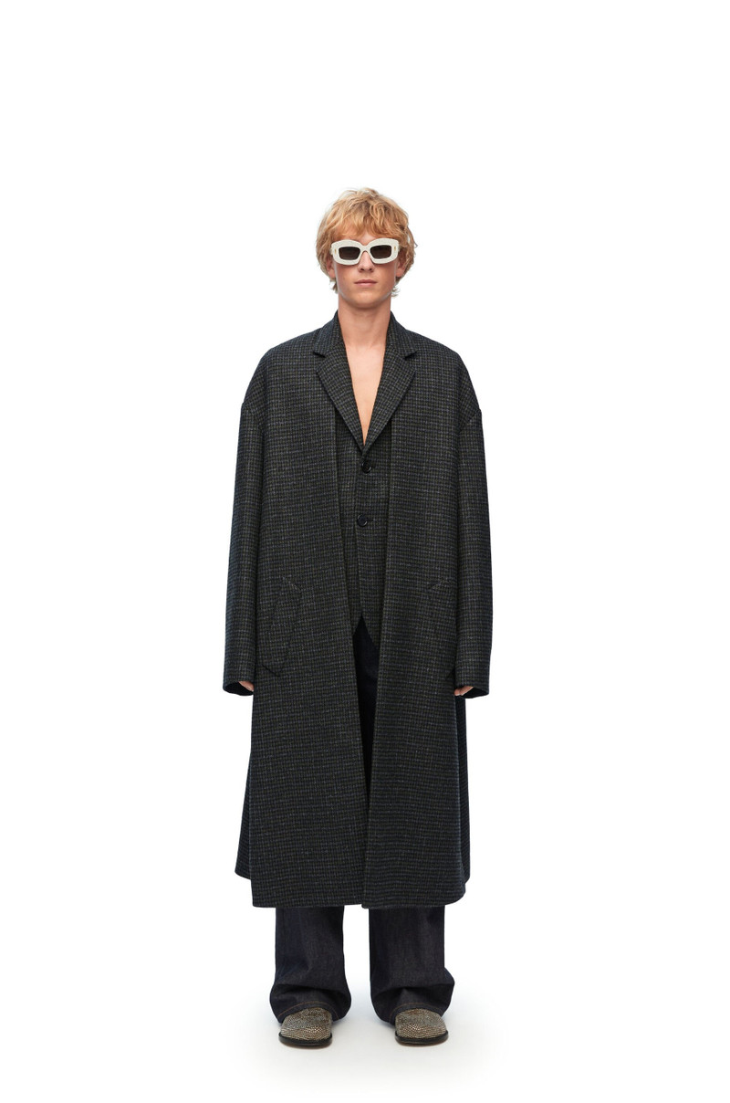 Loewe Double layer coat in wool outlook