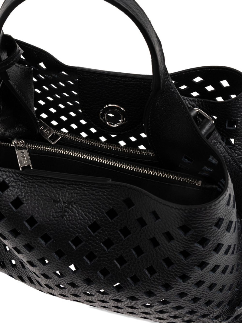 Micro Apa perforated-leather tote bag 4