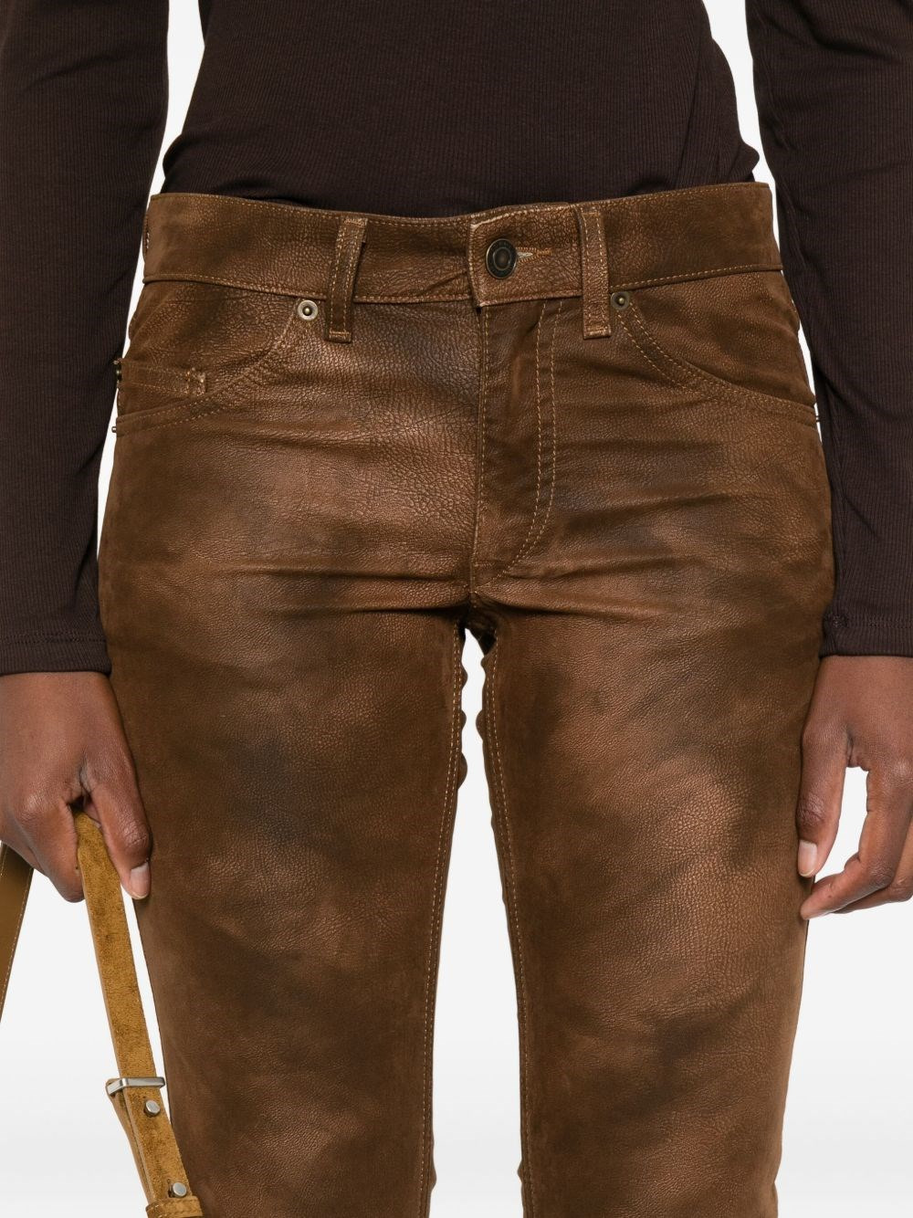Faux leather pants - 5