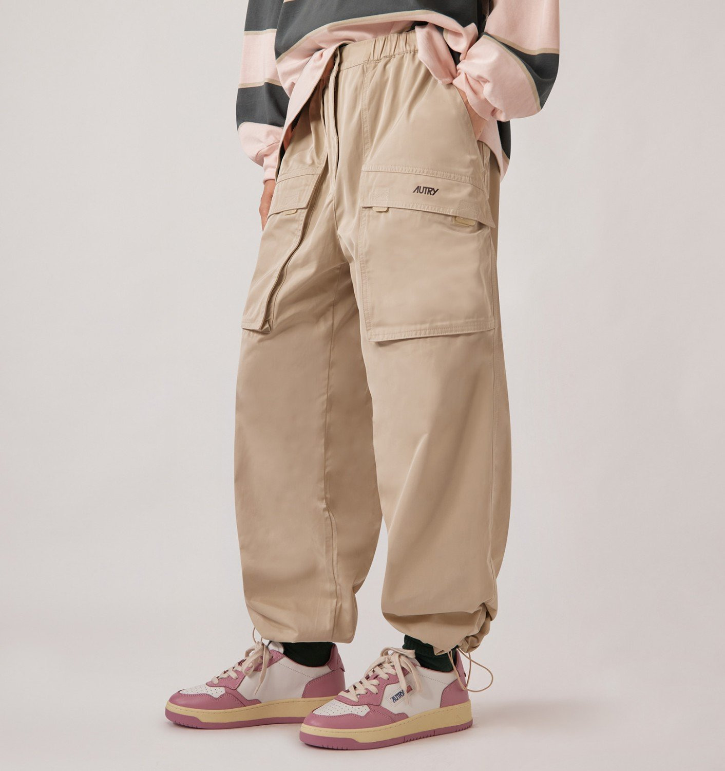 NYLON CARGO PANTS WOMAN - 3
