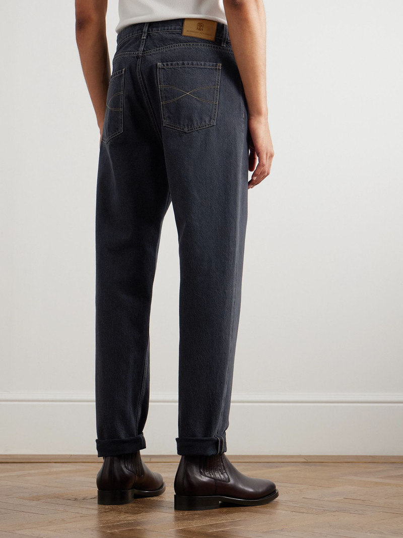 Straight-Leg Jeans Black 4