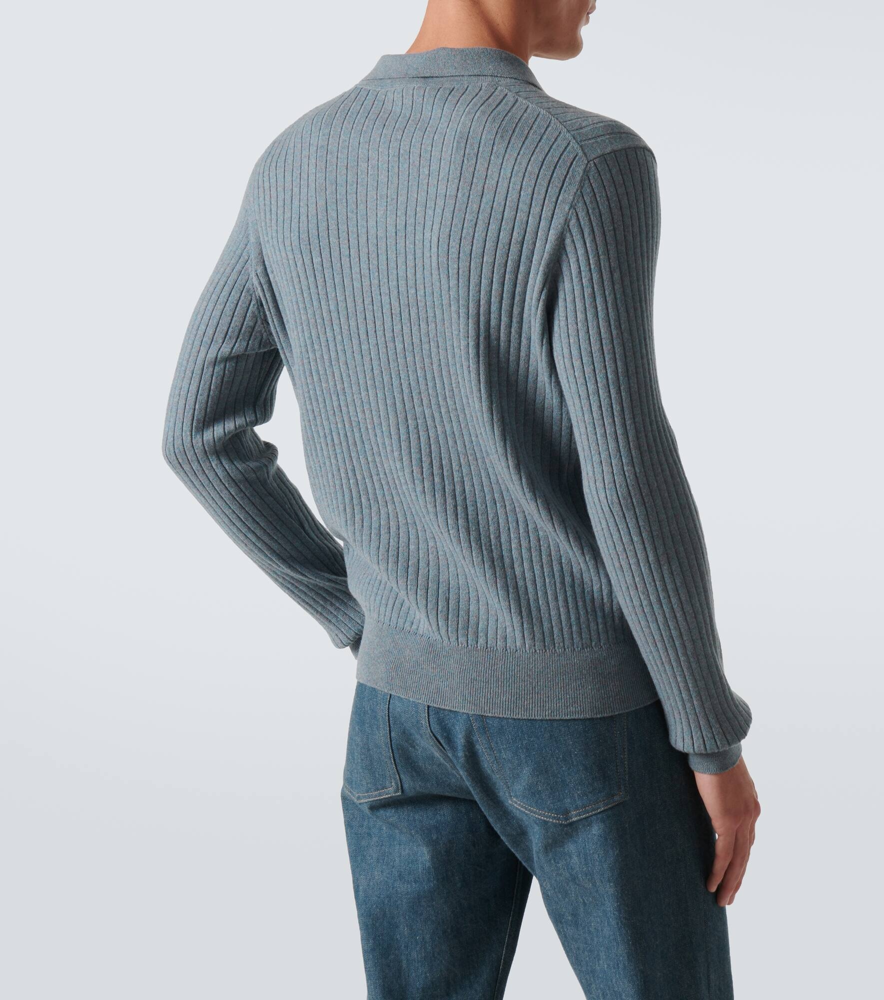 Lexington cashmere polo sweater - 4