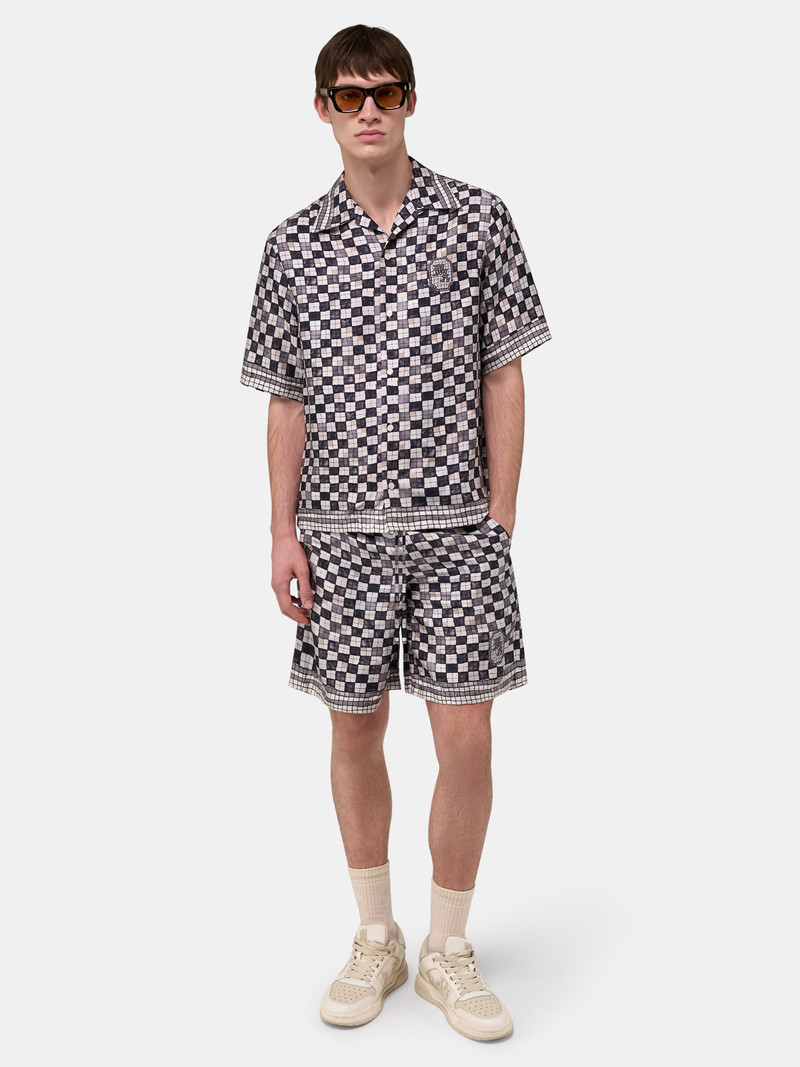 AMIRI MA CHECKERED BOWLING SHIRT outlook
