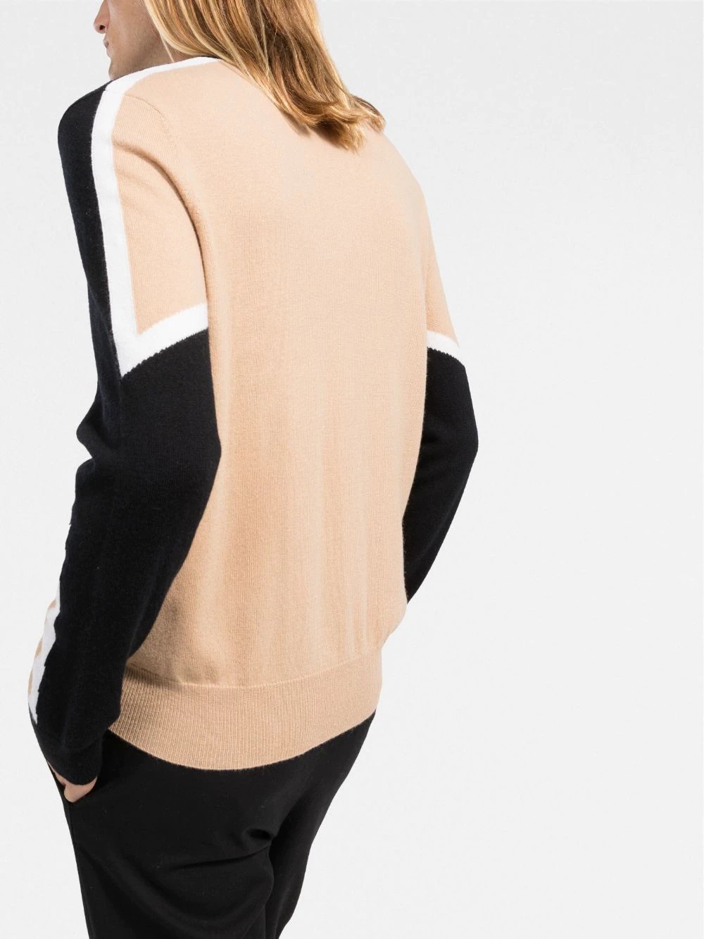 colour-block jumper - 3