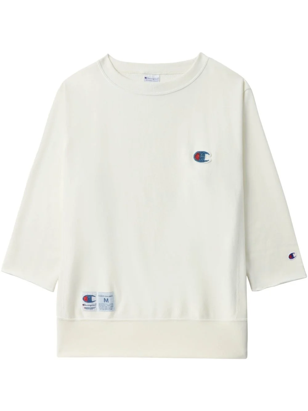 logo-patch sweatshirt - 1