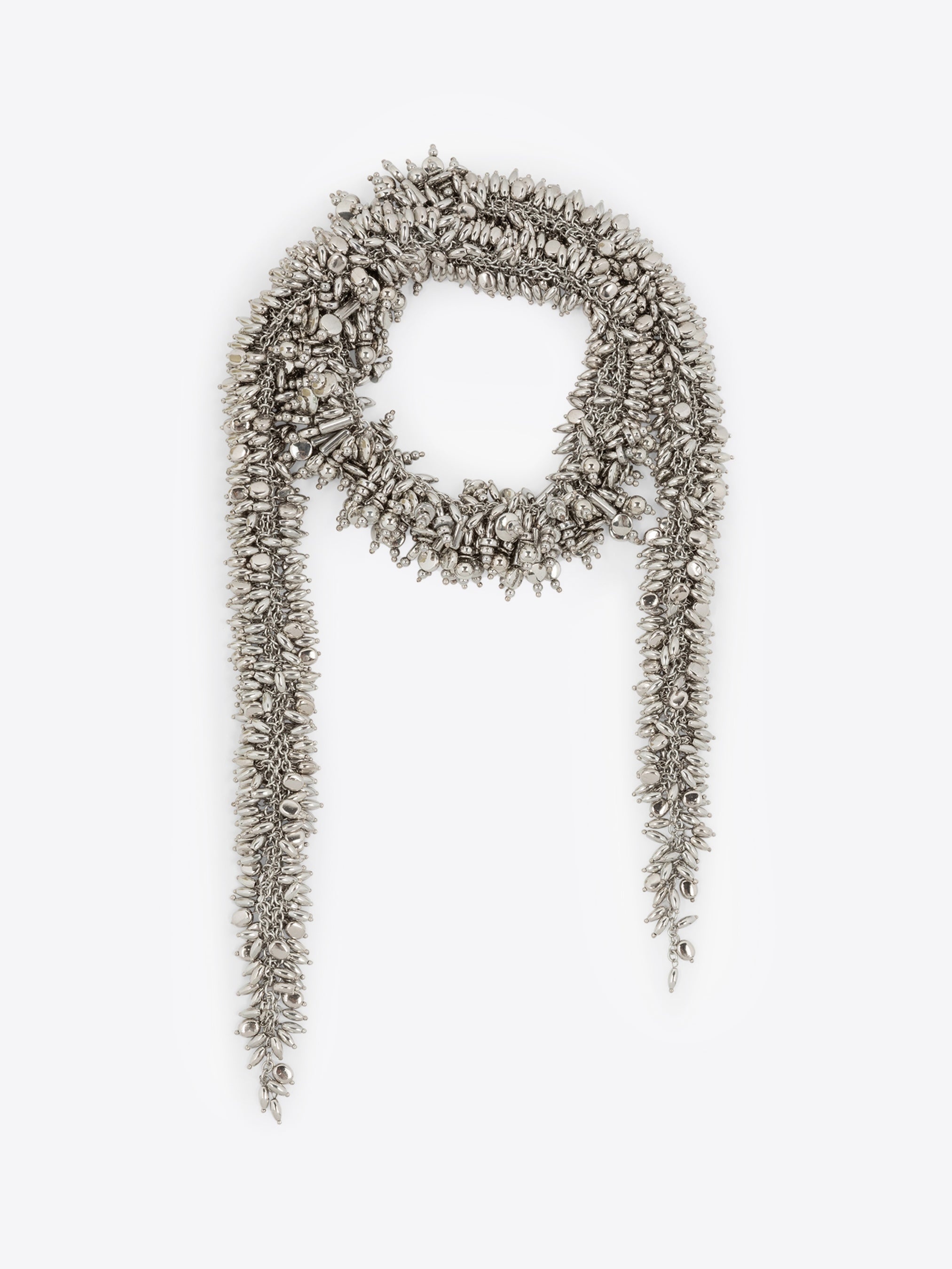 EMBROIDERED SCARF NECKLACE - 1