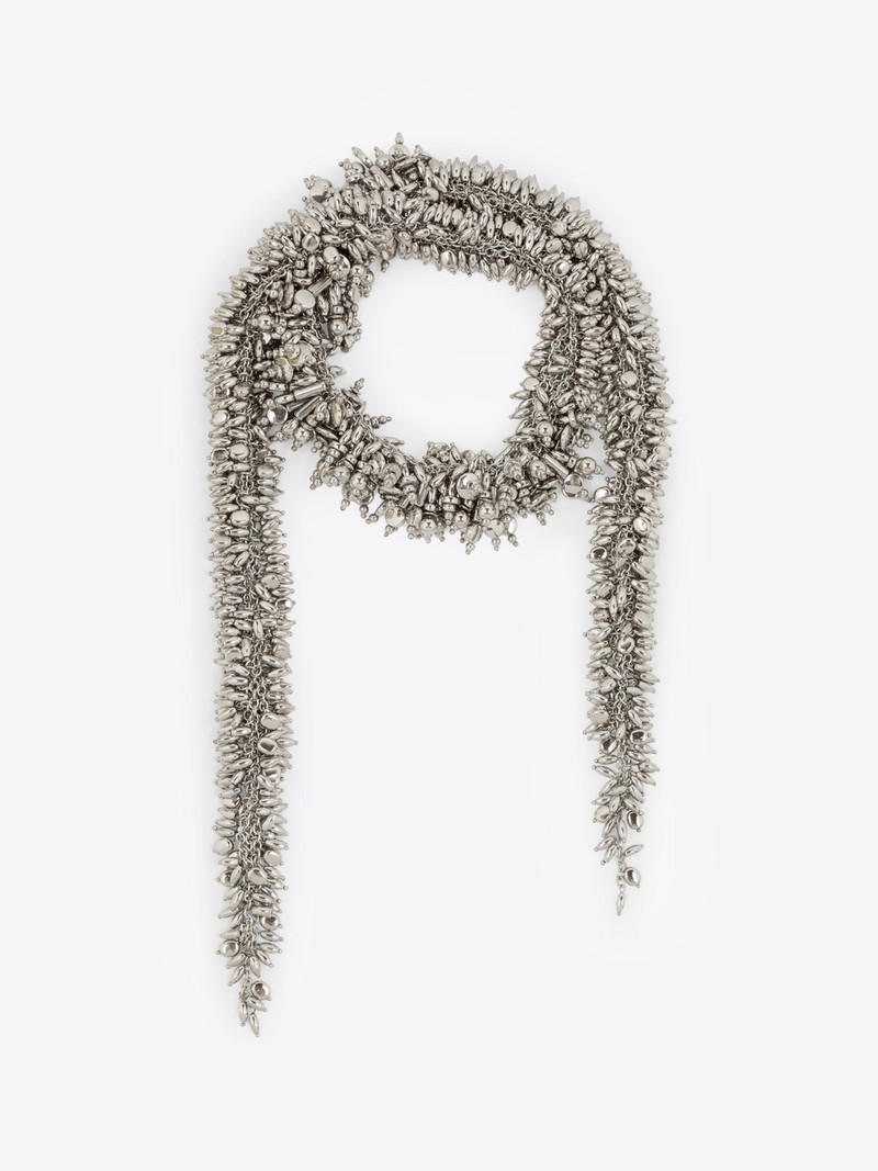 EMBROIDERED SCARF NECKLACE 1
