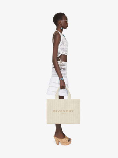 Givenchy MEDIUM G-TOTE BAG IN 4G COTTON TOWELLING outlook