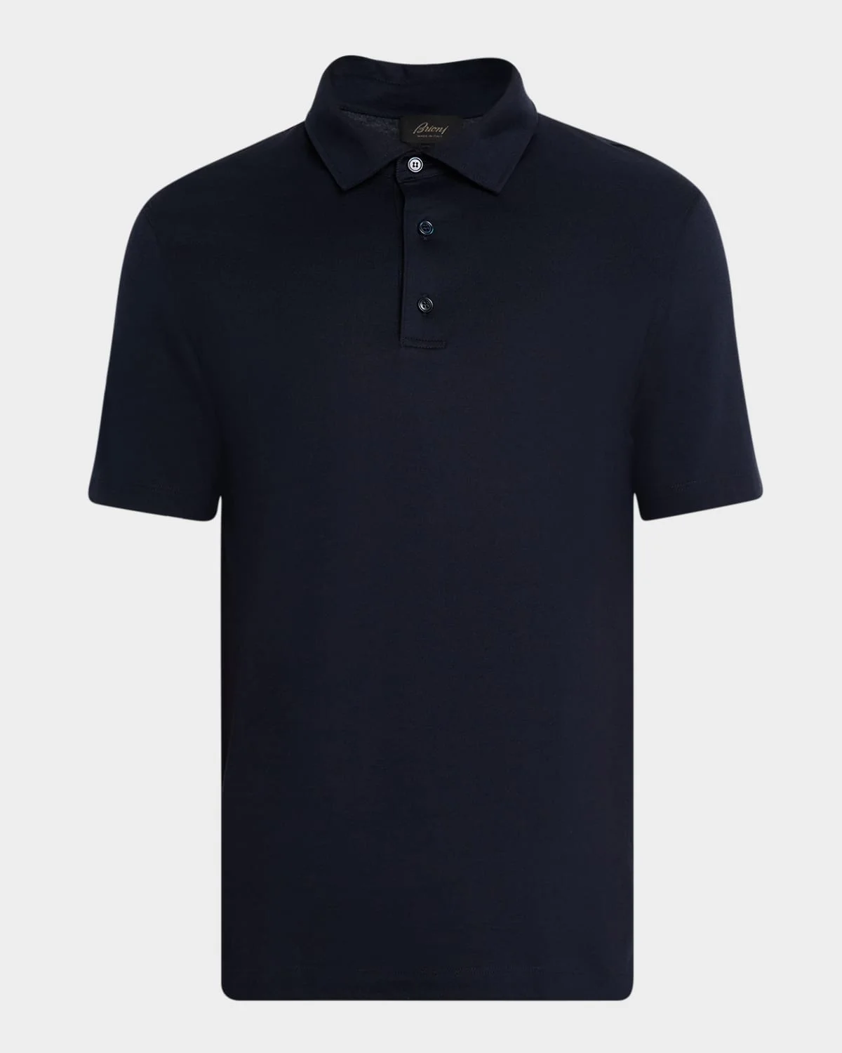 Men's Cotton and Cashmere Polo Shirt - 1