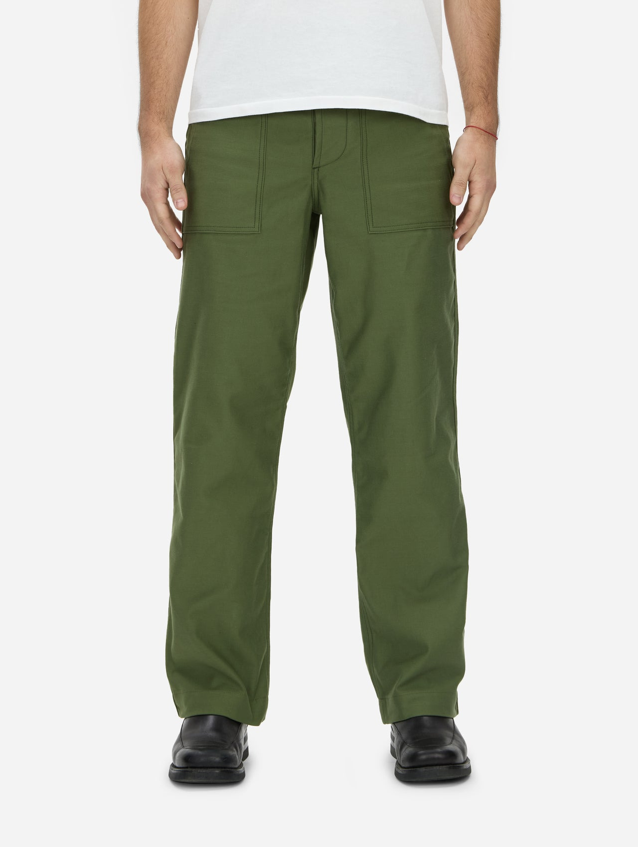 Fatigue Pants - Olive Back Satin - 3