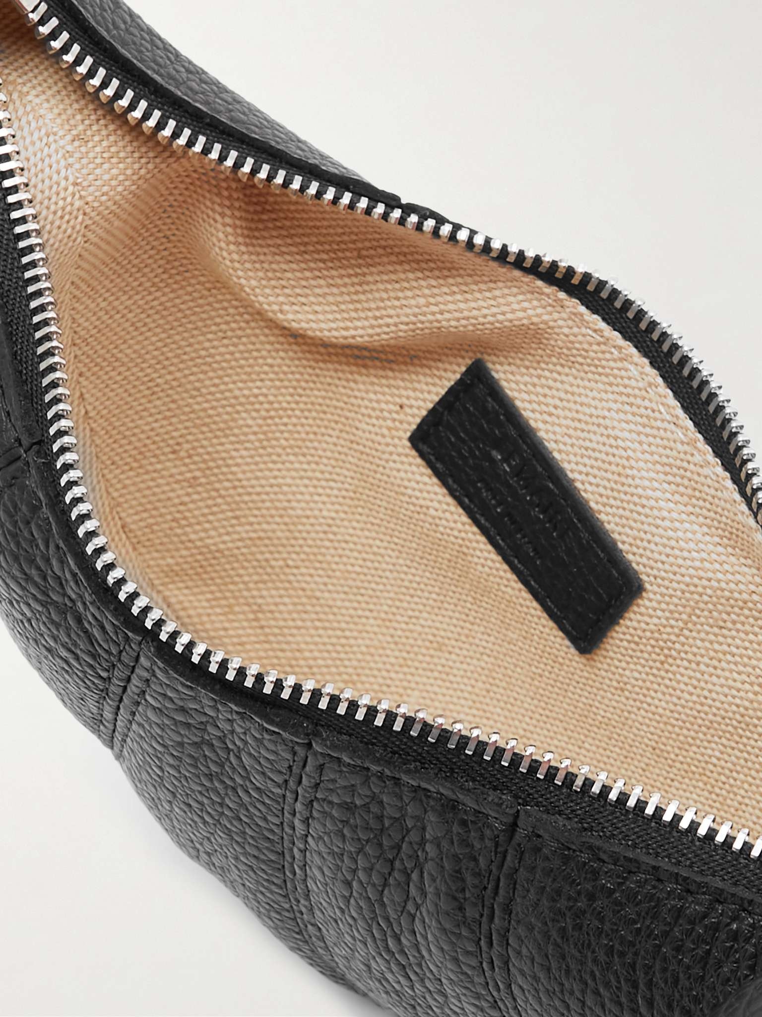 Croissant Full-Grain Leather Pouch - 3