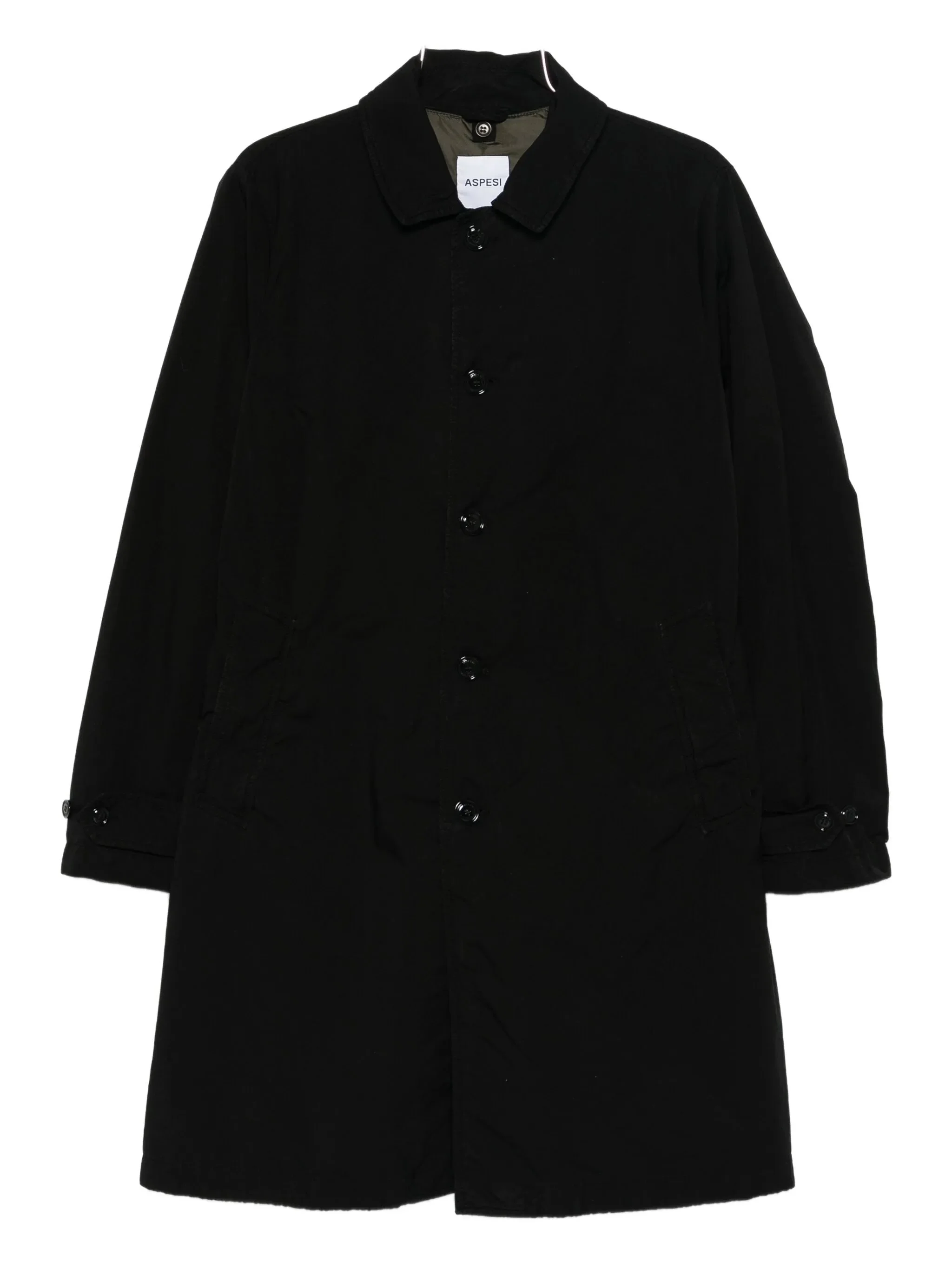 Aspesi Spread-collar Single-breasted Coat - 1
