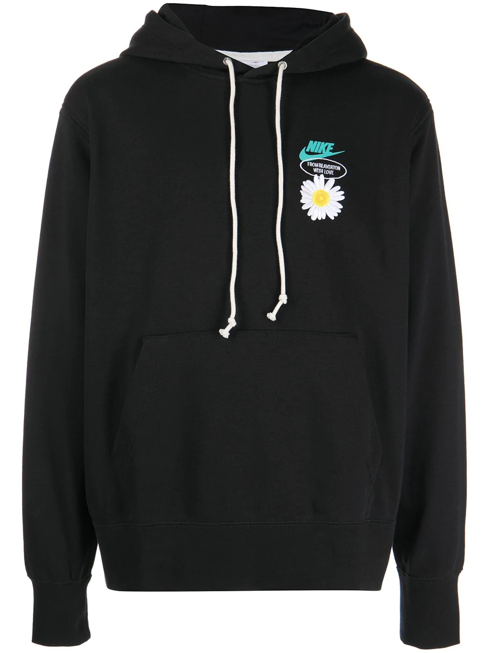 logo-print hoodie - 1