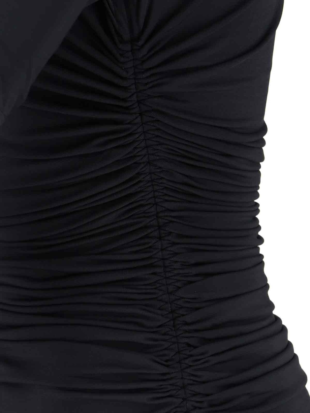 DRAPED VISCOSE T-SHIRT - 3