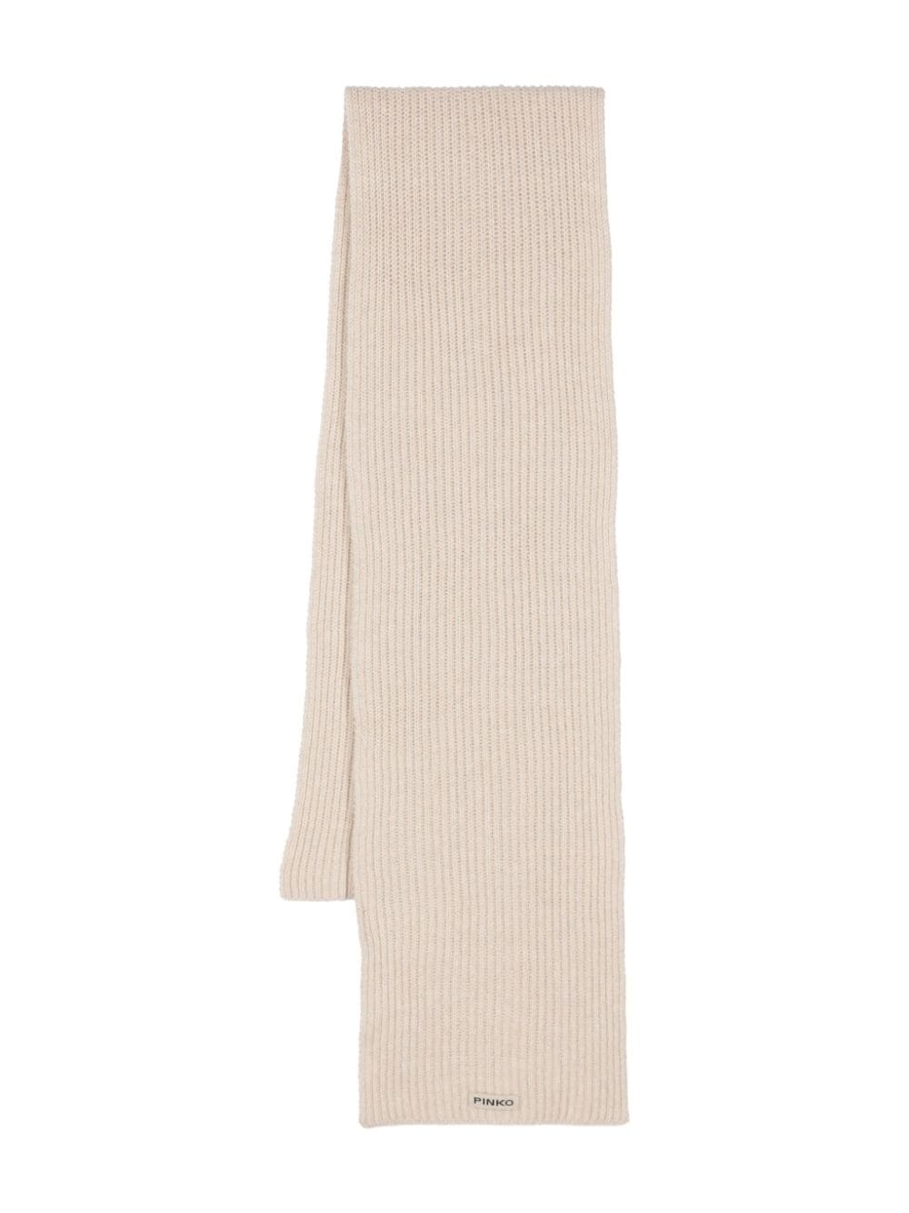 logo-patch scarf - 1