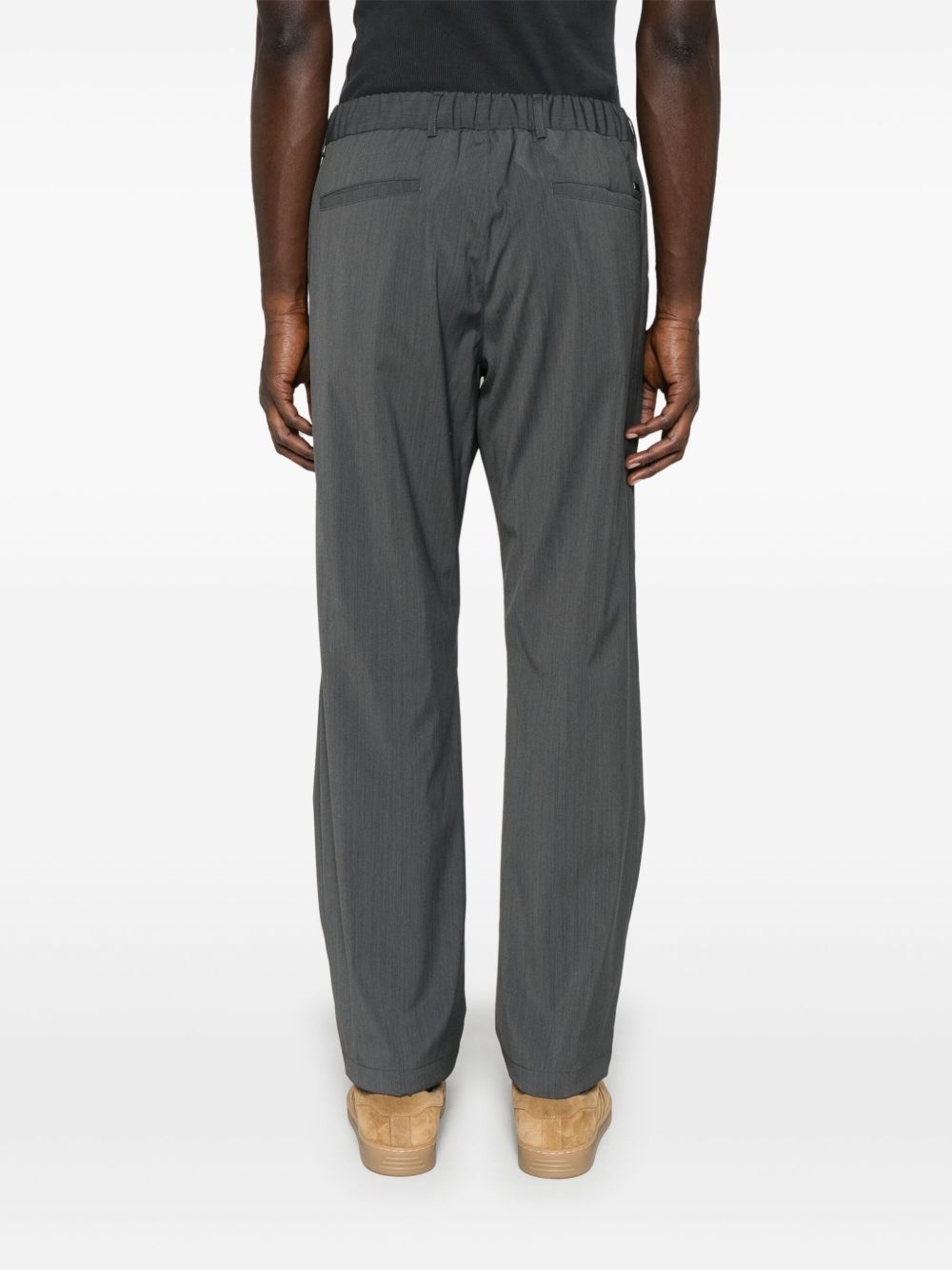 pleat-detail trousers - 4