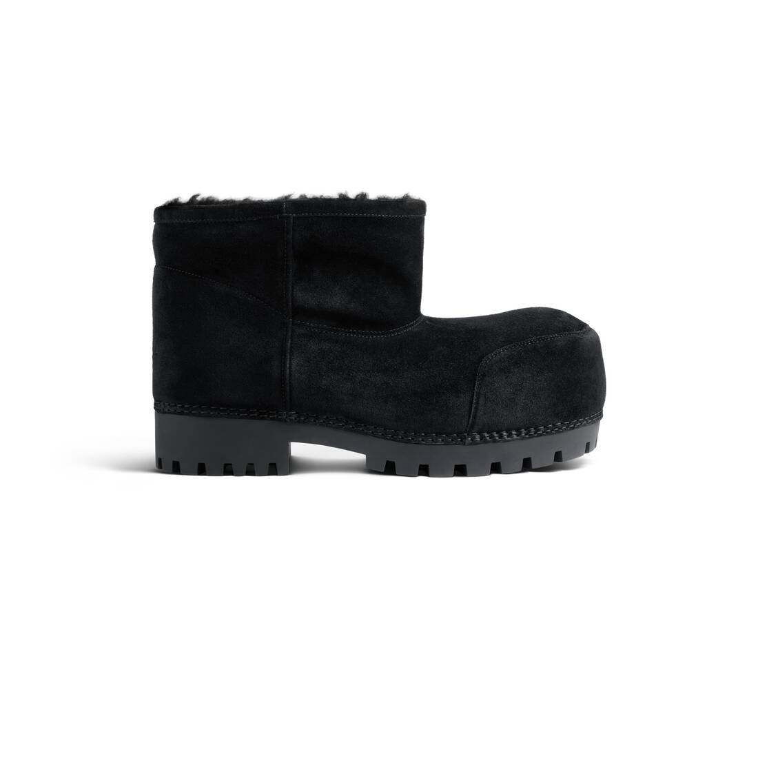 Men's Alaska Fur Bootie in Black - 1