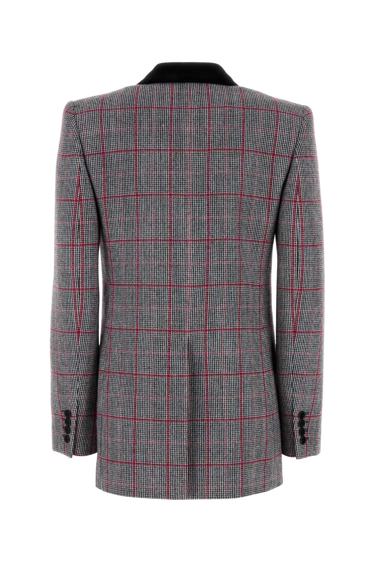 Chloe Women Embroidered Wool Blazer - 2