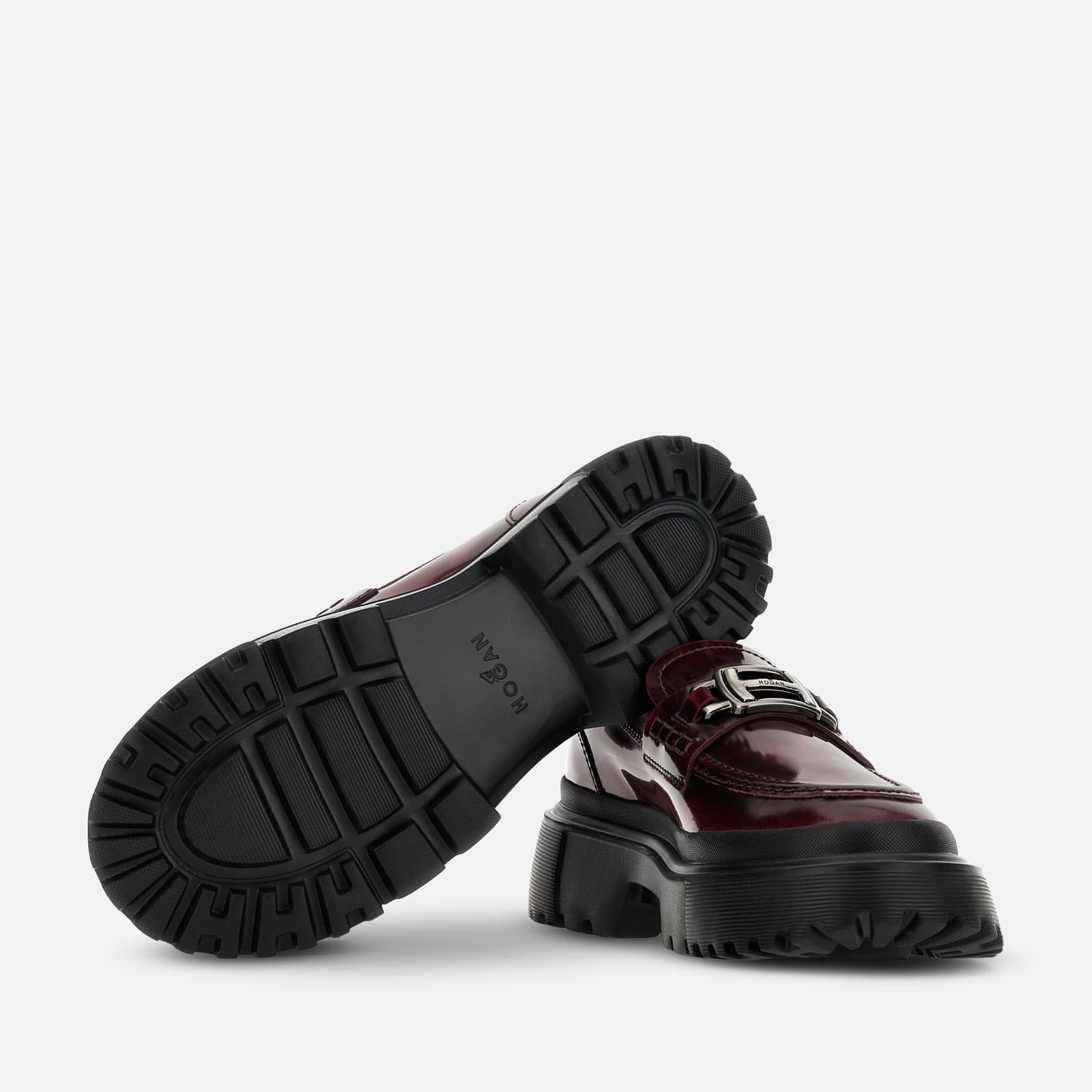 Loafers Hogan H619 Burgundy - 5