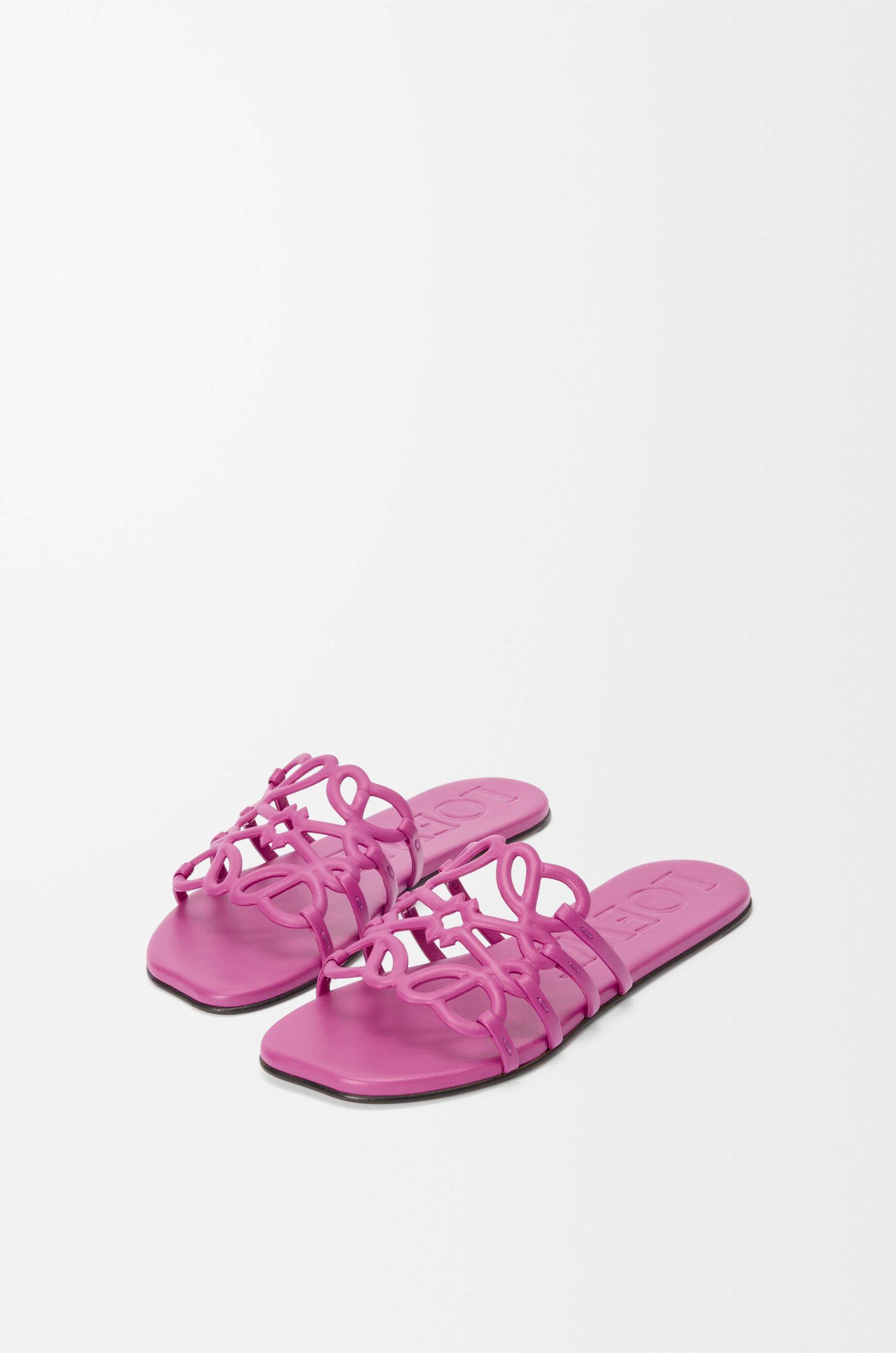 Petal Anagram slide in soft calfskin - 3