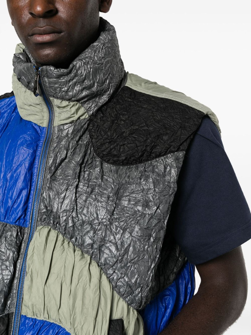 Aren colour-block down gilet 6