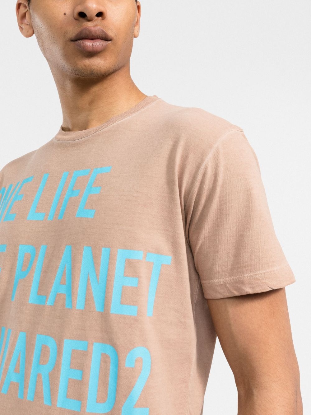 slogan-print cotton T-shirt - 5