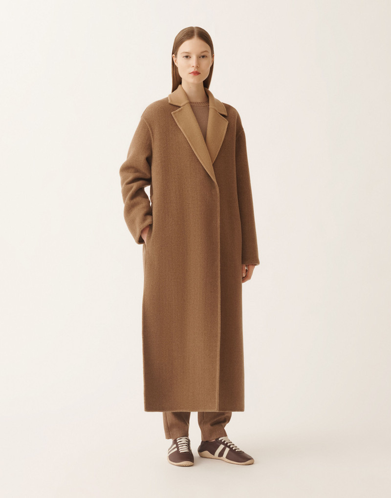 Coat in soft double chevron 3