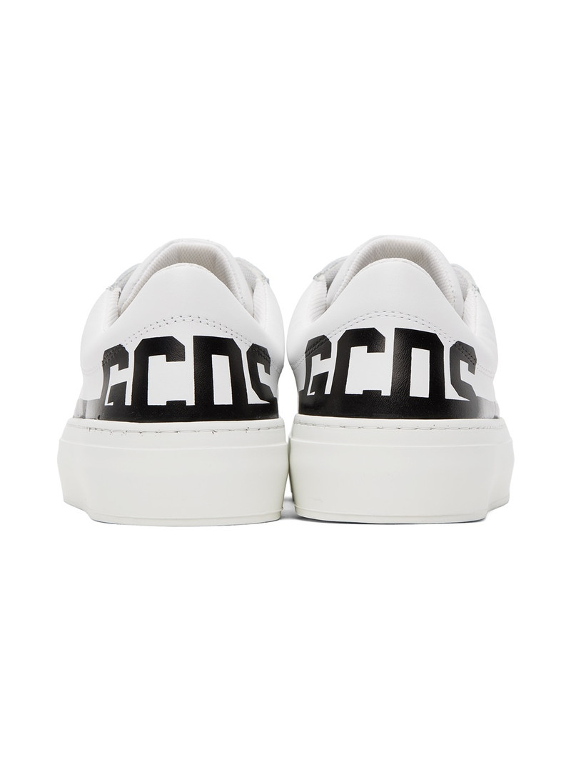 White Logo Sneakers 2