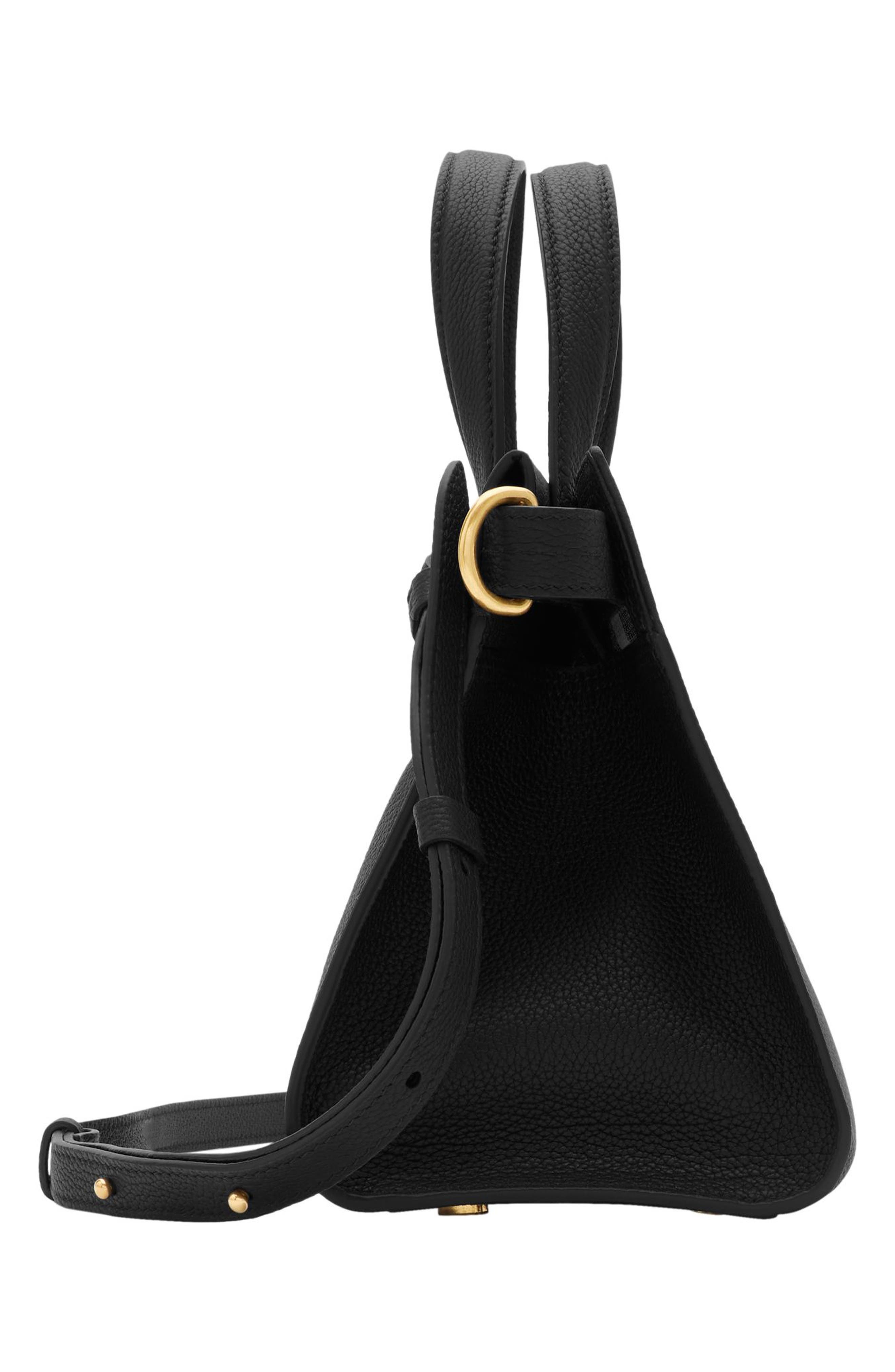 burberry Mini Cotswolds Leather Tote in Black at Nordstrom - 4
