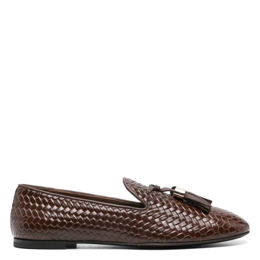 Giuseppe Zanotti Gz-Weave Woven Leather Loafers - 1