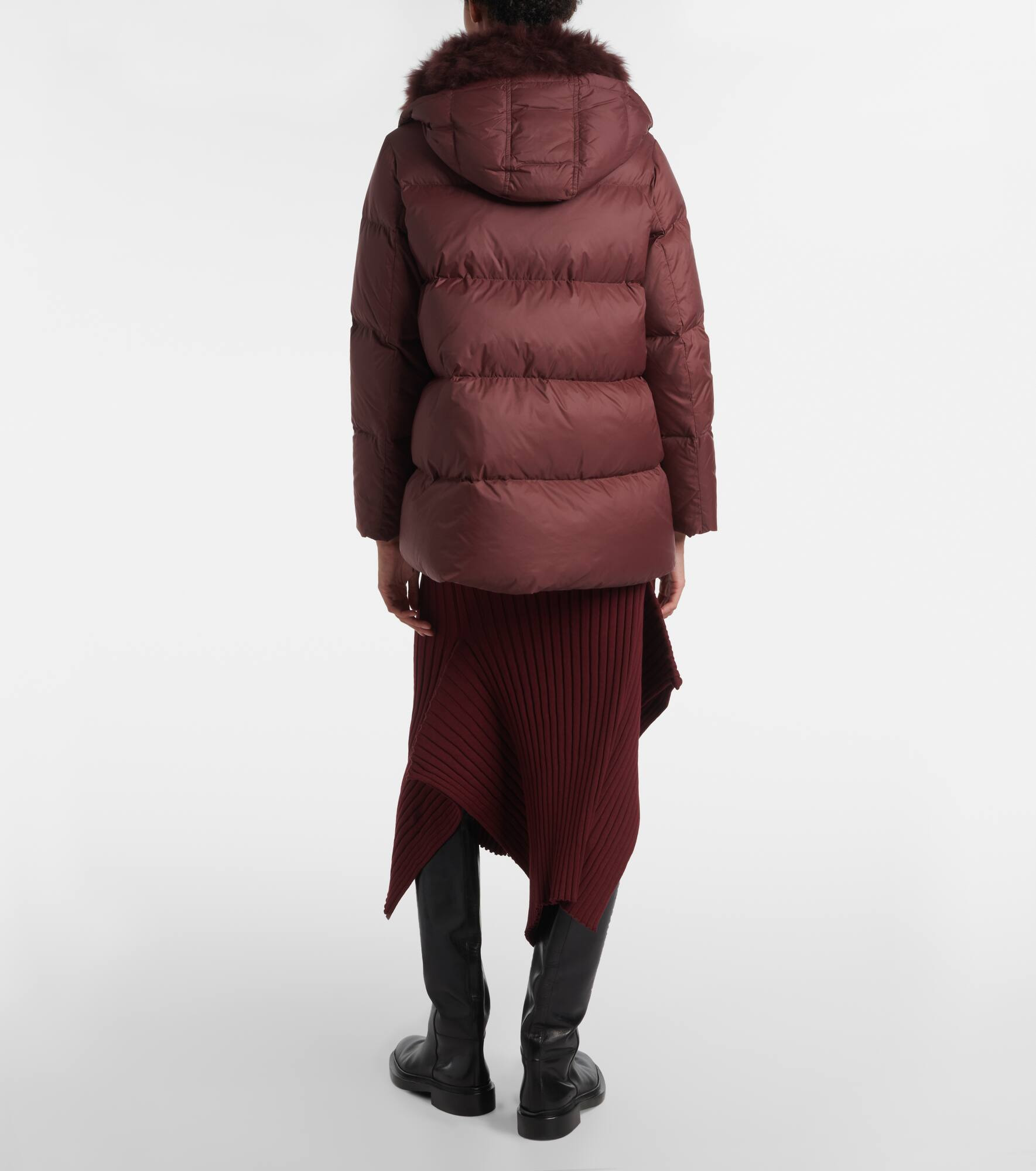 Quilted down jacket - 3