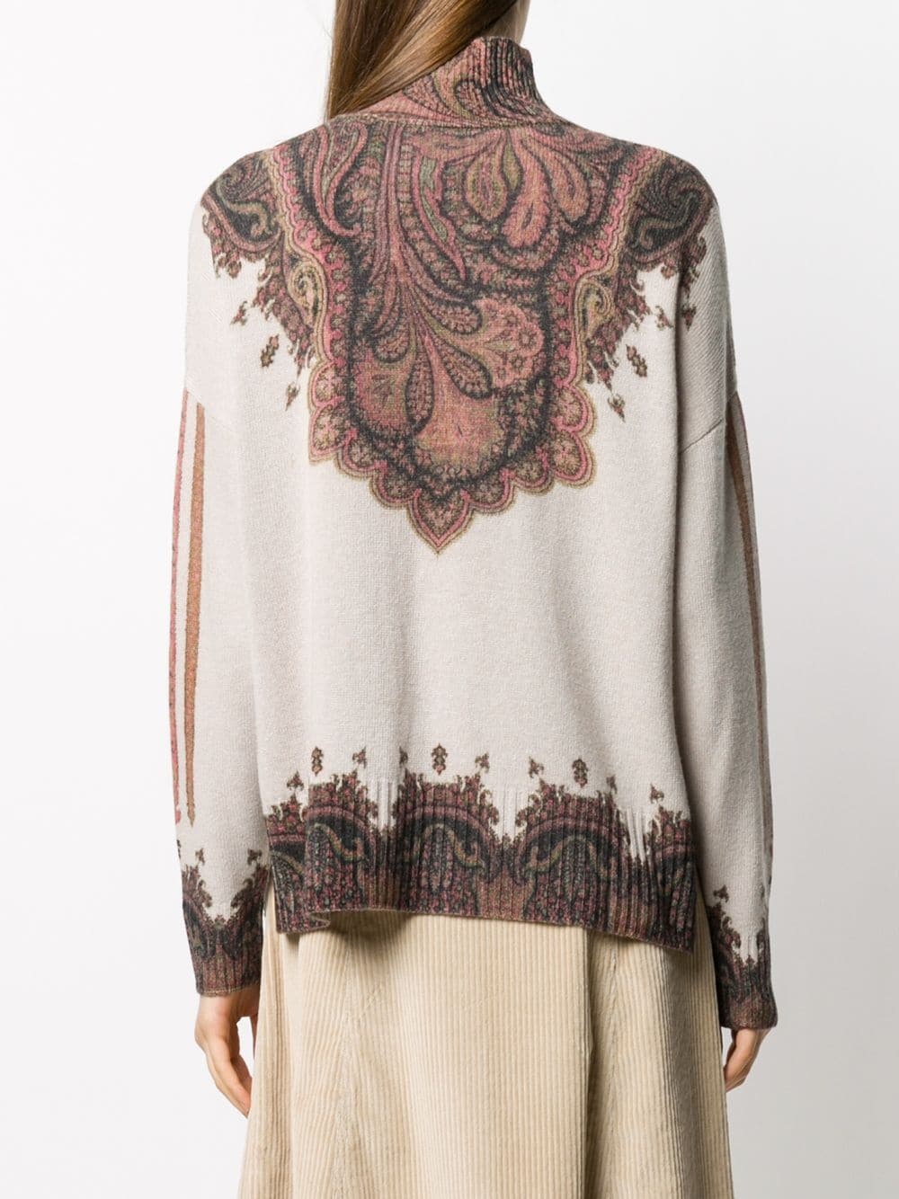 paisley-print jumper - 4