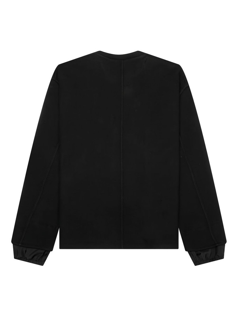 Jil Sander lined cuff sweatshirt outlook