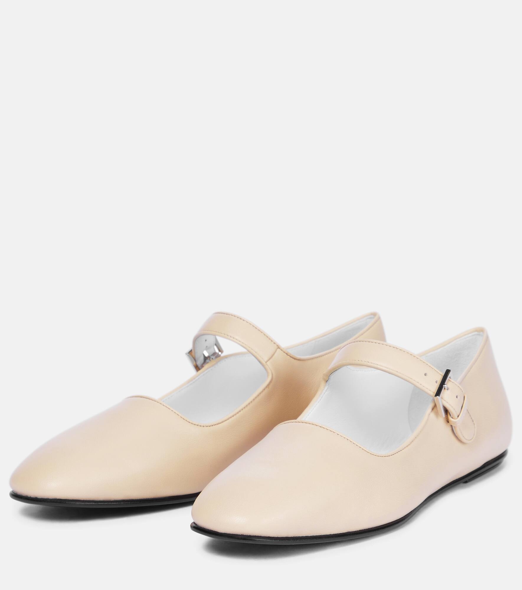 Ava leather ballet flats - 5