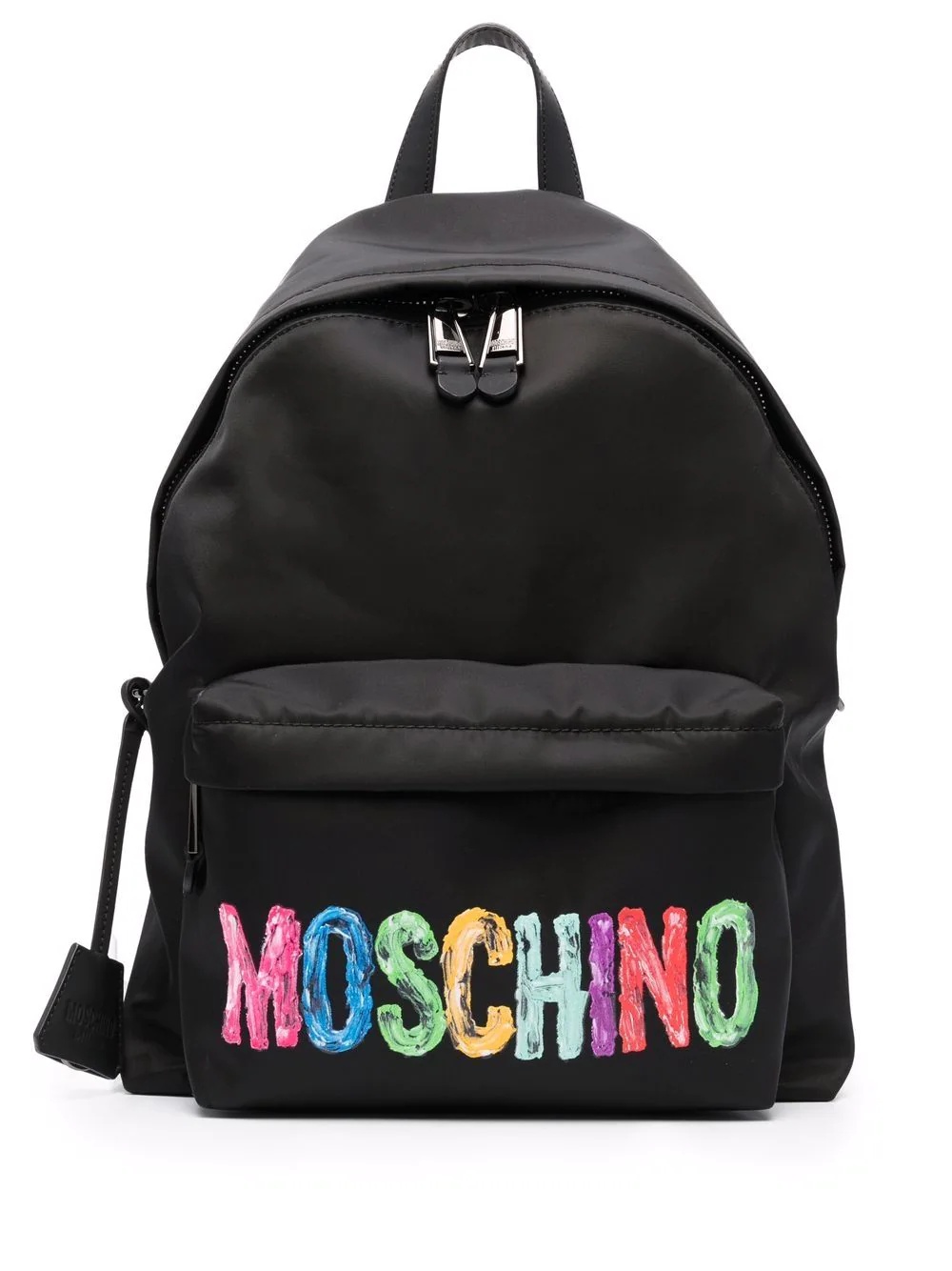 logo-print backpack - 1