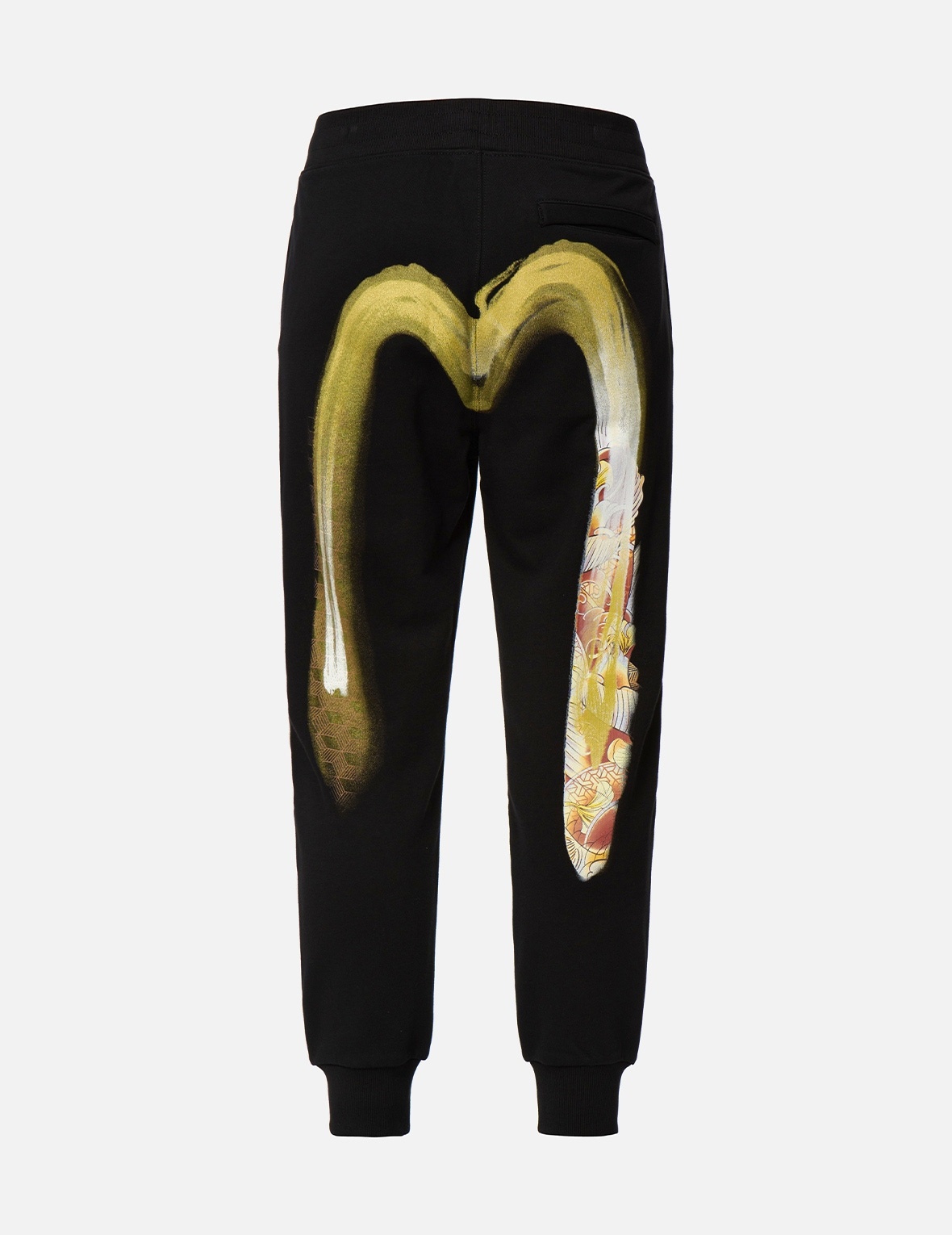 2-LAYER HAND-BRUSHED DAICOCK FOIL PRINT SWEATPANTS - 2