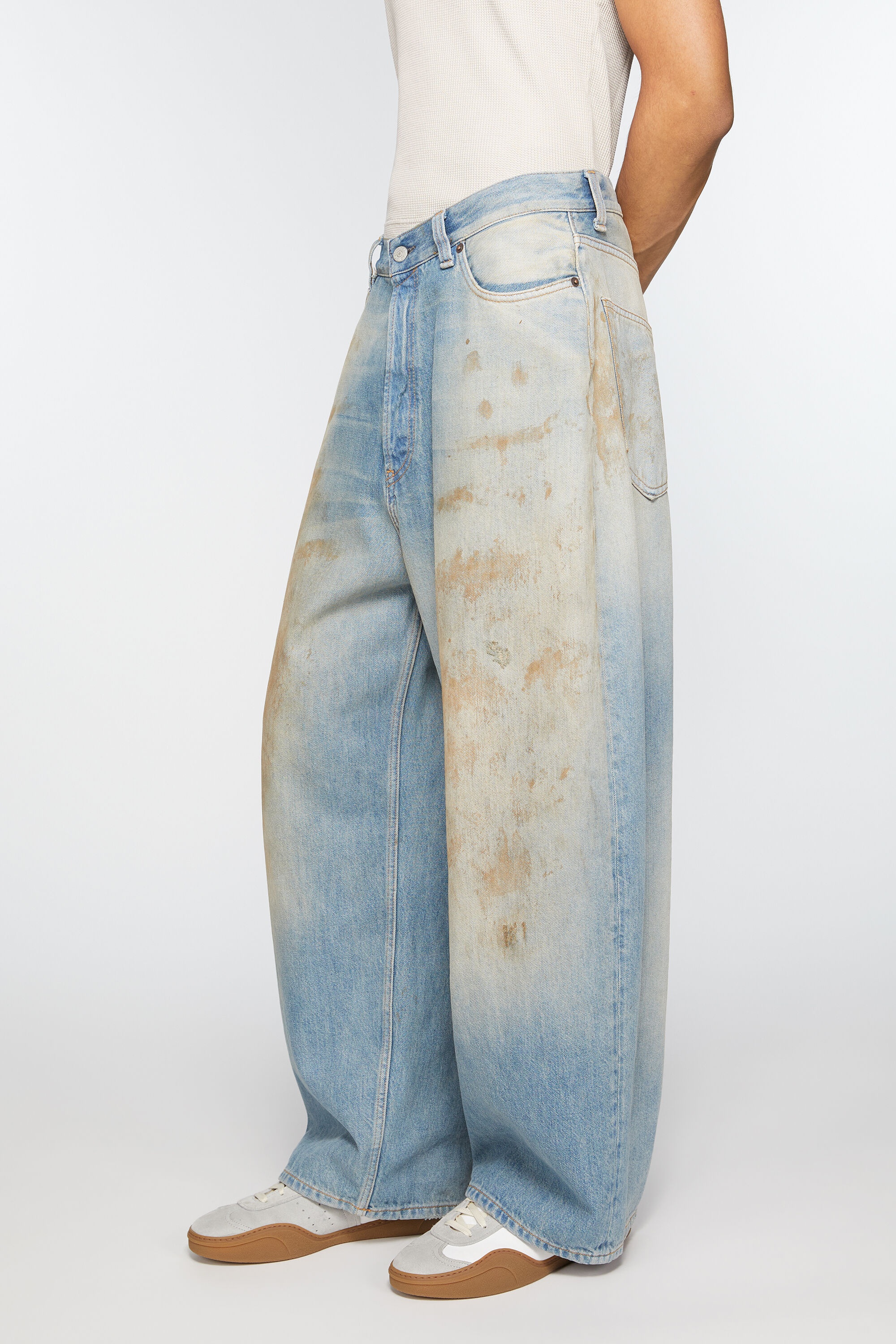 Acne Studios Super baggy fit jeans - 2023 - Mid Blue