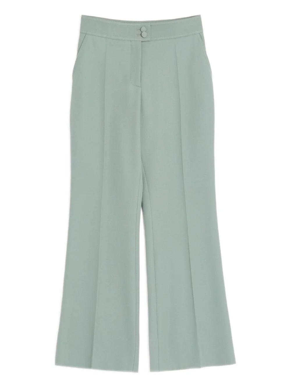 flared wool trousers - 1