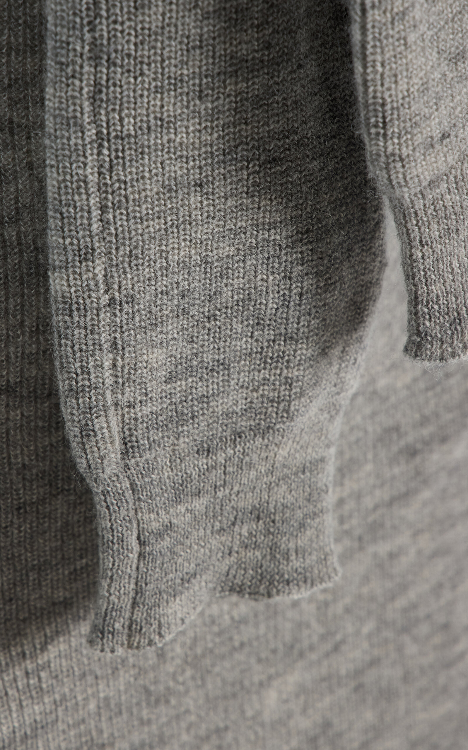 Vao Wool-Alpaca Mini Dress grey - 5