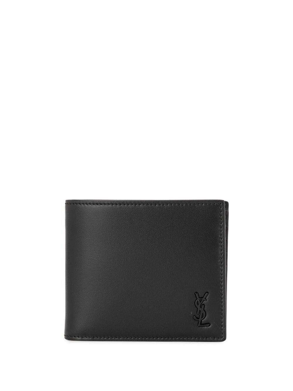 logo plaque bi-fold wallet - 1