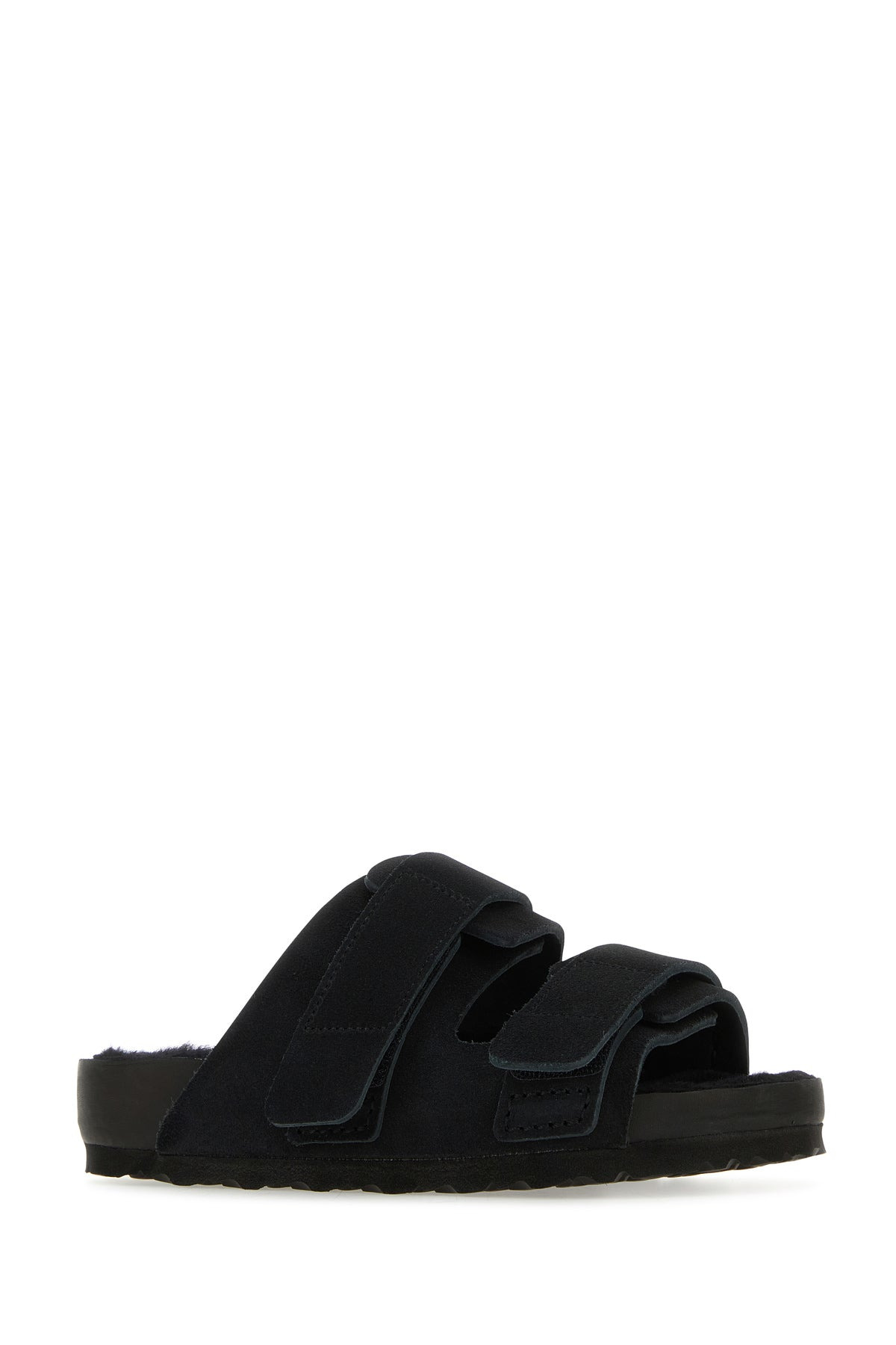 Black suede Birkenstock X Tekla Uji slippers - 2