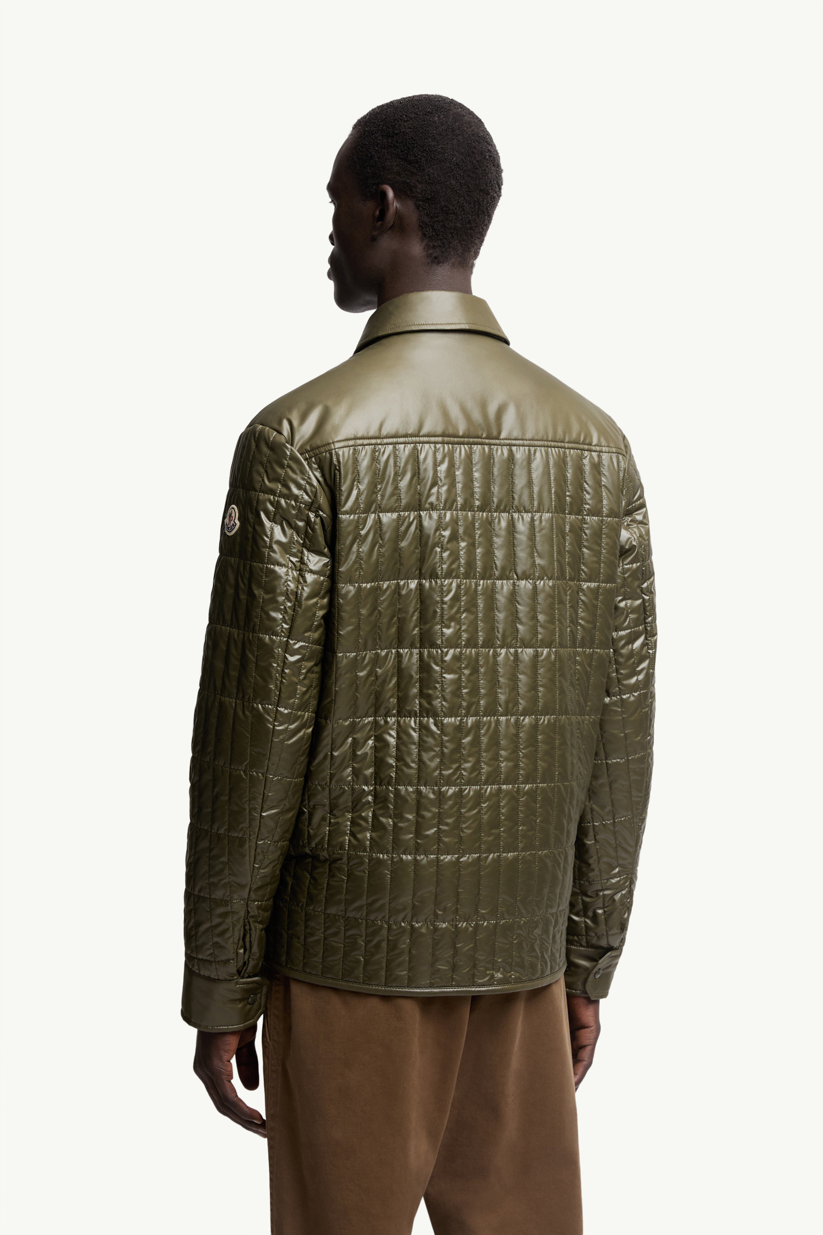 Madiere Vertical-Quilted Padded Shirt Jacket - 5
