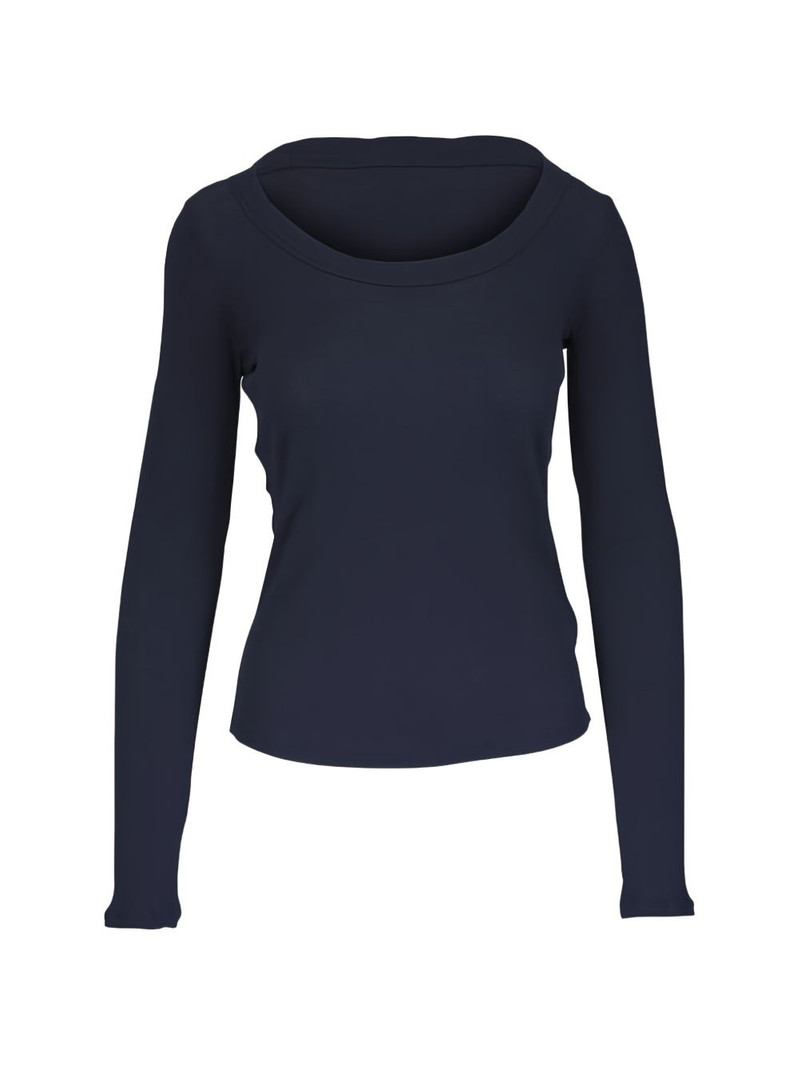long-sleeve knit top 1